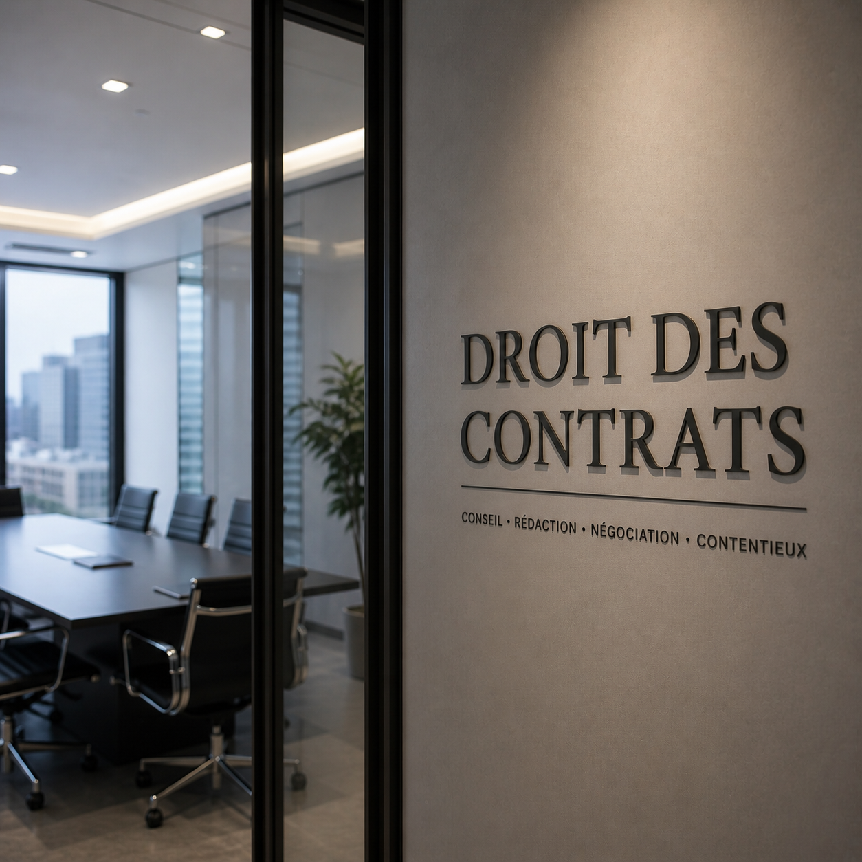 Droit des contrats et accompagnement juridique